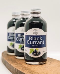 black currant shrub