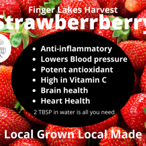 finger lakes harvest health benefits of strawberry, locally sourced in the finger lakes, NY